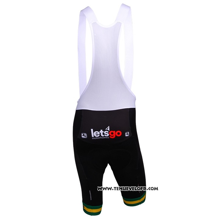 2018 Maillot Ciclismo Mitchelton Scott Champion Australie Manches Courtes et Cuissard